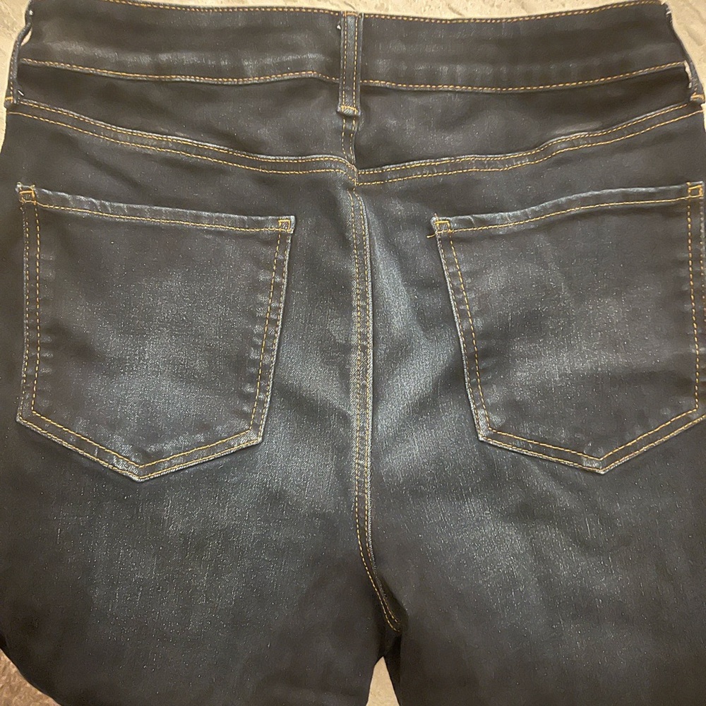 Sonoma Super High Blue Skinny Curvy Jeggings. Size 13 - Picture 6 of 7